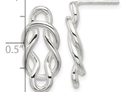 Sterling Silver Earrings Style QE17044 - Classique Jewelry Inc.