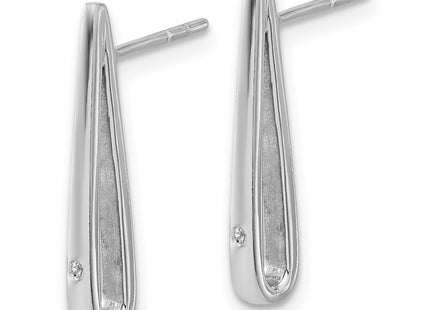 Sterling Silver Earrings Style QE17045 - Classique Jewelry Inc.