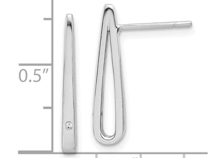 Sterling Silver Earrings Style QE17045 - Classique Jewelry Inc.