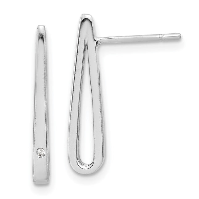 Sterling Silver Earrings Style QE17045 - Classique Jewelry Inc.