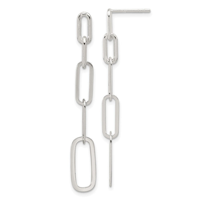 Sterling Silver Earrings Style QE17047 - Classique Jewelry Inc.