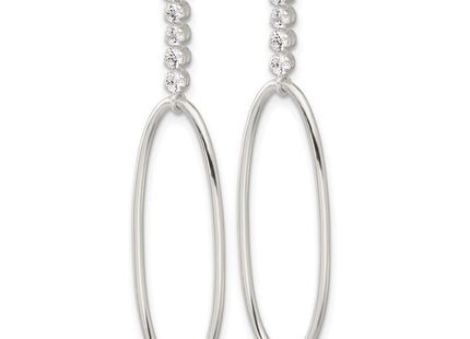 Sterling Silver Earrings Style QE17052 - Classique Jewelry Inc.