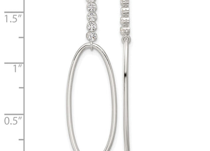Sterling Silver Earrings Style QE17052 - Classique Jewelry Inc.