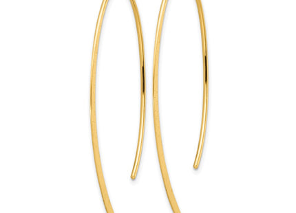 SS/Gold Plated Earrings Style QE17055GP - Classique Jewelry Inc.