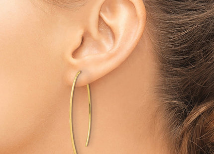 SS/Gold Plated Earrings Style QE17055GP - Classique Jewelry Inc.