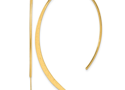 SS/Gold Plated Earrings Style QE17055GP - Classique Jewelry Inc.