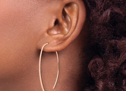 SS/Rose Plated Earrings Style QE17055RP - Classique Jewelry Inc.