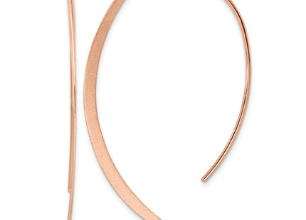 SS/Rose Plated Earrings Style QE17055RP - Classique Jewelry Inc.