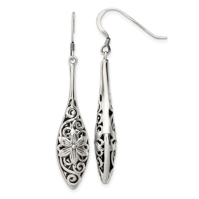 Sterling Silver Earrings Style QE17059 - Classique Jewelry Inc.