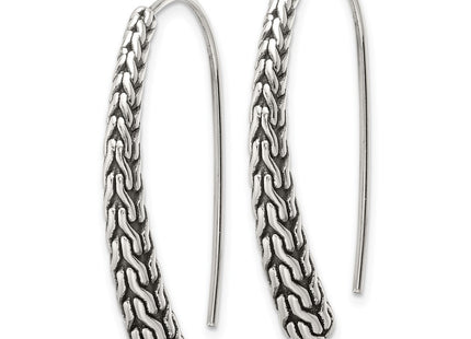 Sterling Silver Earrings Style QE17060 - Classique Jewelry Inc.