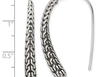 Sterling Silver Earrings Style QE17060 - Classique Jewelry Inc.