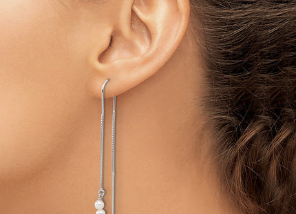 Sterling Silver Earrings Style QE17062 - Classique Jewelry Inc.