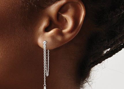 Sterling Silver Earrings Style QE17066 - Classique Jewelry Inc.