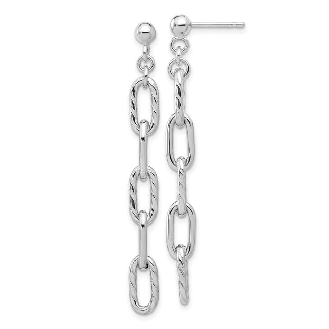 Sterling Silver Earrings Style QE17068 - Classique Jewelry Inc.