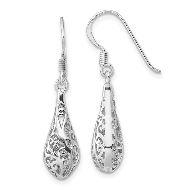 Sterling Silver Earrings Style QE17071 - Classique Jewelry Inc.