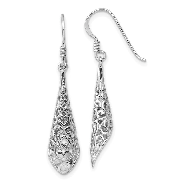 Sterling Silver Earrings Style QE17072 - Classique Jewelry Inc.
