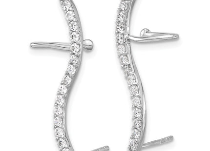 Sterling Silver Earrings Style QE17076 - Classique Jewelry Inc.