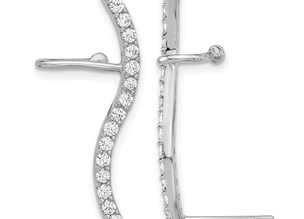 Sterling Silver Earrings Style QE17076 - Classique Jewelry Inc.