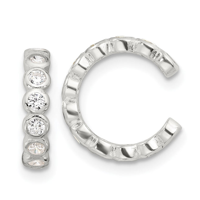 Sterling Silver Earrings Style QE17087 - Classique Jewelry Inc.