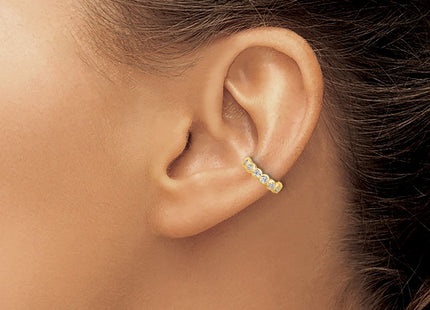 Sterling Silver Earrings Style QE17087GP - Classique Jewelry Inc.