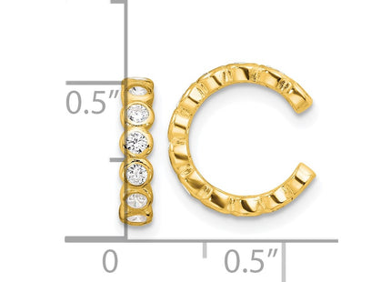 Sterling Silver Earrings Style QE17087GP - Classique Jewelry Inc.