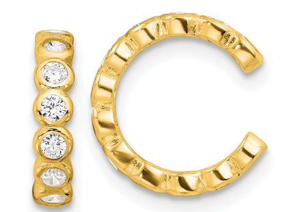 Sterling Silver Earrings Style QE17087GP - Classique Jewelry Inc.