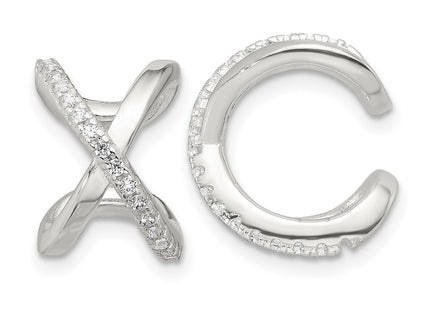 Sterling Silver Earrings Style QE17091 - Classique Jewelry Inc.
