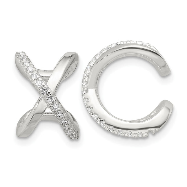 Sterling Silver Earrings Style QE17091 - Classique Jewelry Inc.