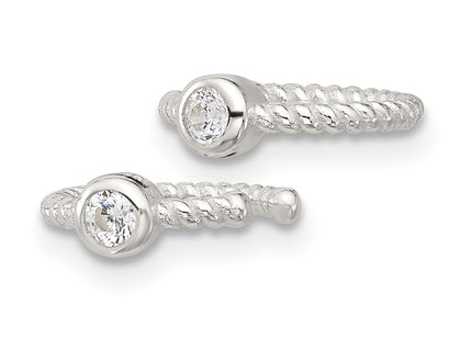 Sterling Silver Earrings Style QE17093 - Classique Jewelry Inc.