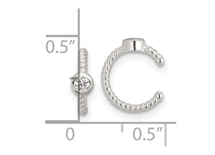 Sterling Silver Earrings Style QE17093 - Classique Jewelry Inc.