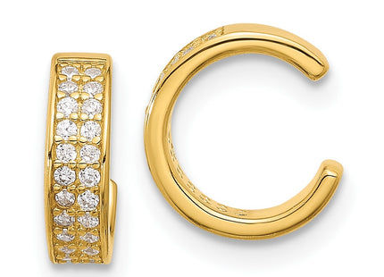 Sterling Silver Earrings Style QE17095GP - Classique Jewelry Inc.