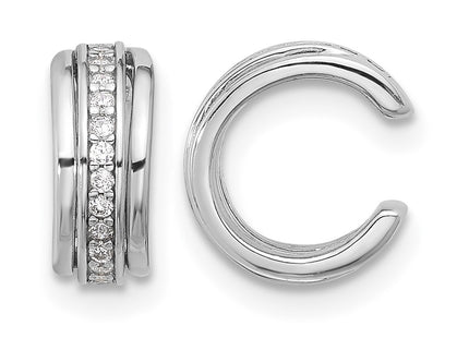 Sterling silver cubic zirconia earrings