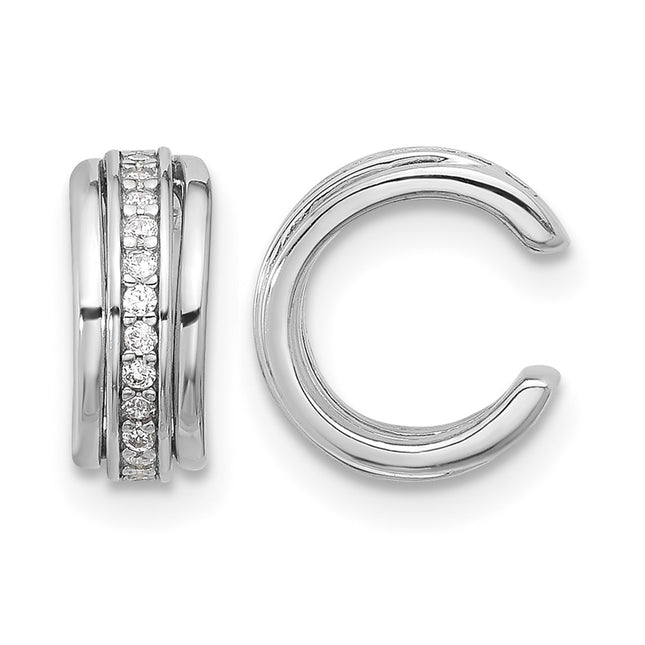 Sterling silver cubic zirconia earrings