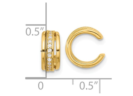 Sterling Silver Earrings Style QE17096GP - Classique Jewelry Inc.