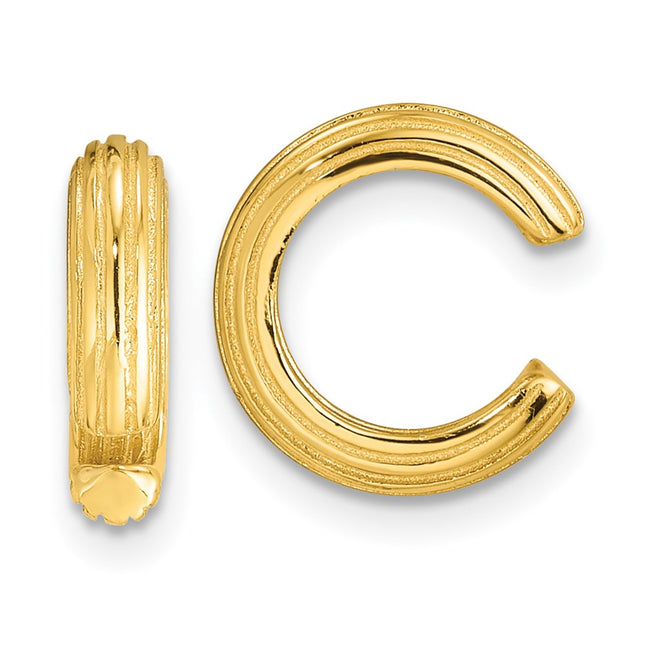 Sterling Silver Earrings Style QE17097GP - Classique Jewelry Inc.