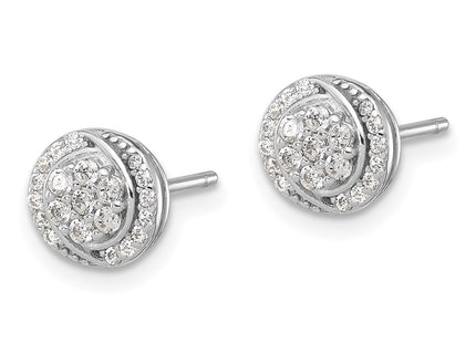 Sterling Silver Earrings Style QE17099 - Classique Jewelry Inc.