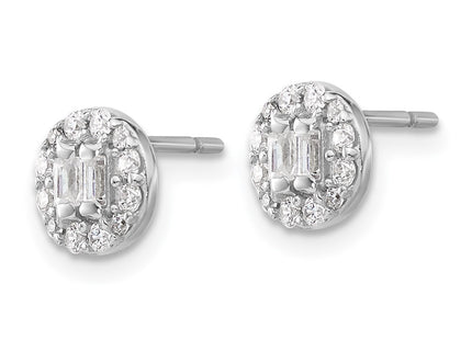 Sterling Silver Earrings Style QE17100 - Classique Jewelry Inc.