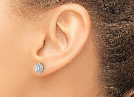 Sterling Silver Earrings Style QE17100 - Classique Jewelry Inc.