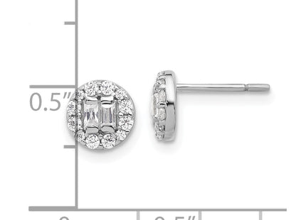 Sterling Silver Earrings Style QE17100 - Classique Jewelry Inc.