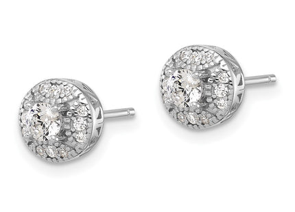 Sterling Silver Earrings Style QE17101 - Classique Jewelry Inc.