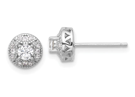 Sterling Silver Earrings Style QE17101 - Classique Jewelry Inc.