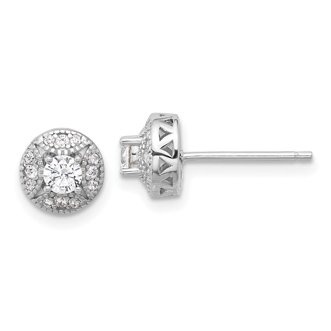 Sterling Silver Earrings Style QE17101 - Classique Jewelry Inc.