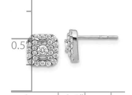 Sterling Silver Earrings Style QE17102 - Classique Jewelry Inc.