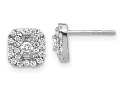 Sterling Silver Earrings Style QE17102 - Classique Jewelry Inc.