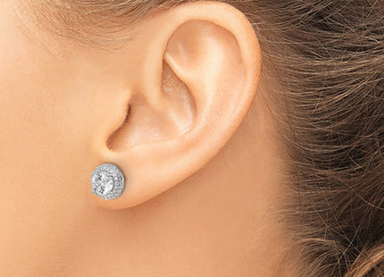 Sterling Silver Earrings Style QE17104 - Classique Jewelry Inc.