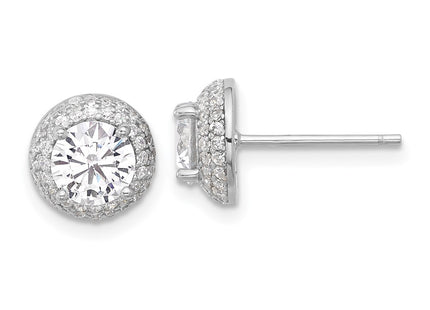 Sterling Silver Earrings Style QE17104 - Classique Jewelry Inc.