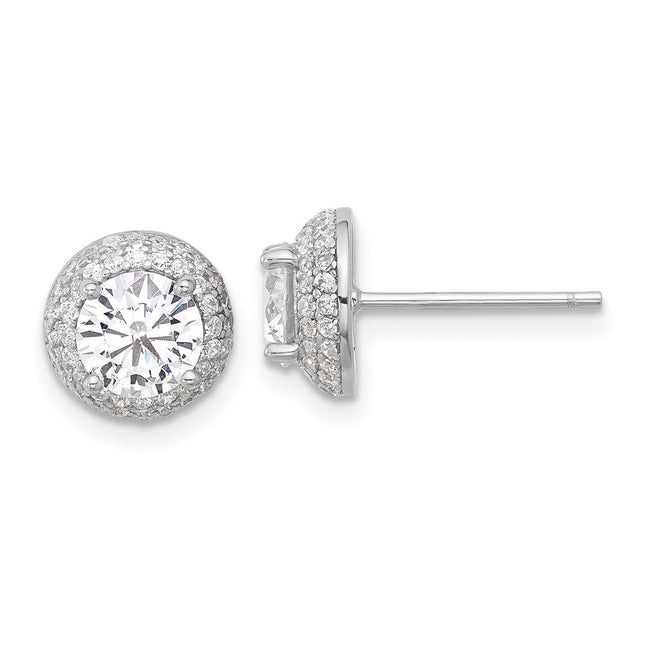 Sterling Silver Earrings Style QE17104 - Classique Jewelry Inc.