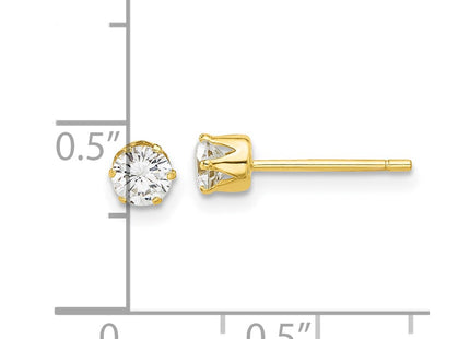 Sterling Silver Earrings Style QE17106GP - Classique Jewelry Inc.