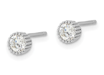 Sterling Silver Earrings Style QE17115 - Classique Jewelry Inc.