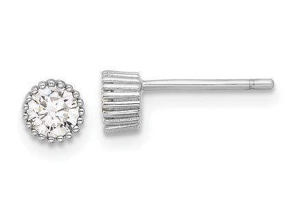 Sterling Silver Earrings Style QE17115 - Classique Jewelry Inc.